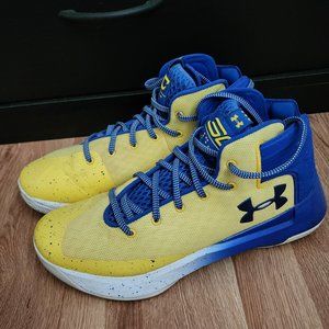 Under Armour Curry 3Zero Yellow Mens Basketball Shoe